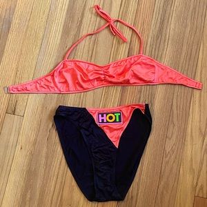VINTAGE 80s/90s Bikini HIGH WAISTED